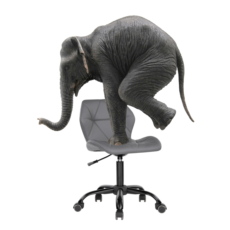 Офисное кресло, Вальд экокожа серое