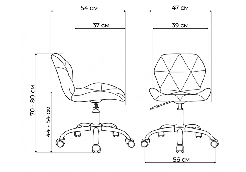 Офисное кресло, Вальд экокожа серое