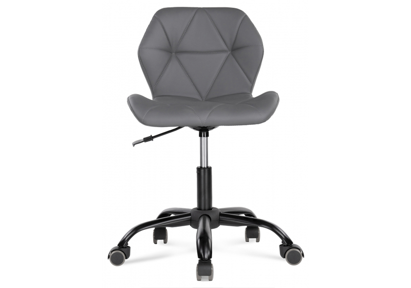 Офисное кресло, Вальд экокожа серое