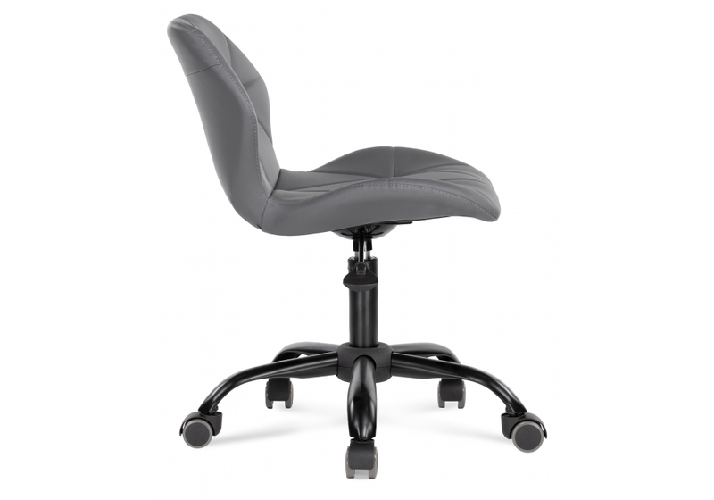 Офисное кресло, Вальд экокожа серое
