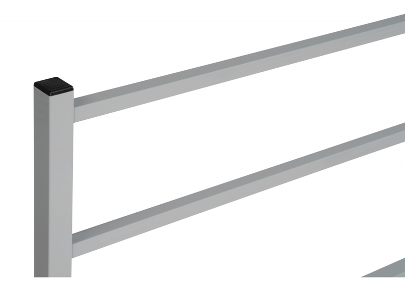 Кровать, Фади 120х200 серая