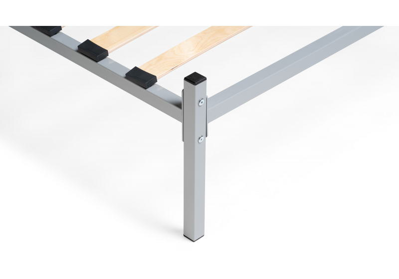 Кровать, Фади 140х200 серая