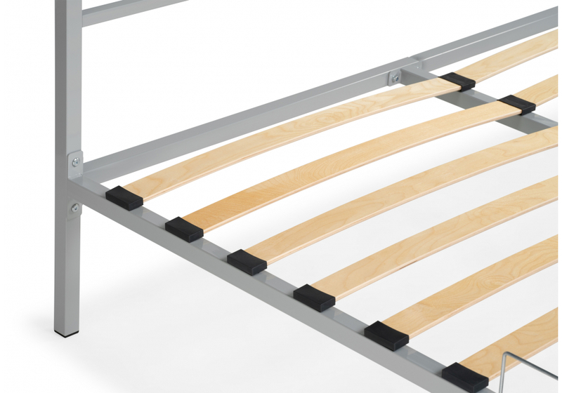 Кровать, Фади 140х200 серая