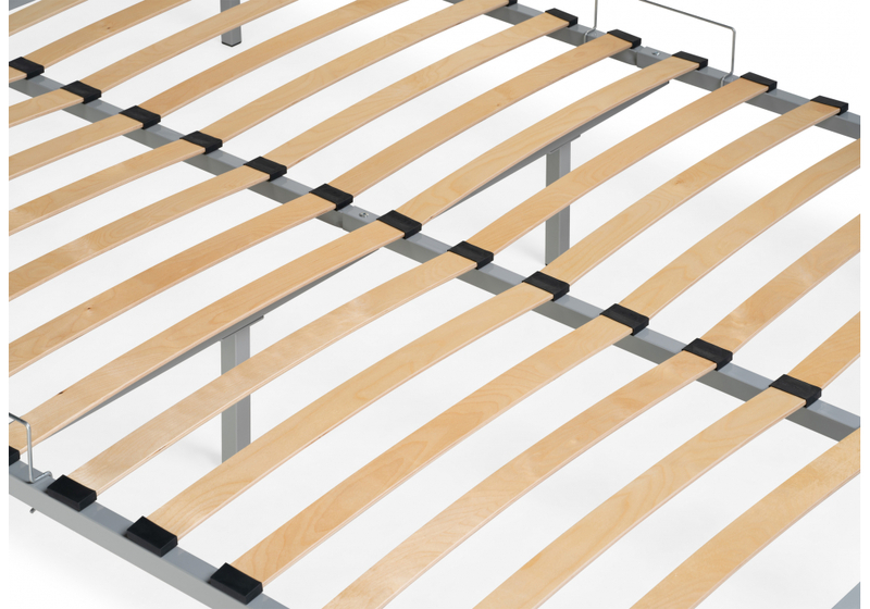 Кровать, Фади 140х200 серая