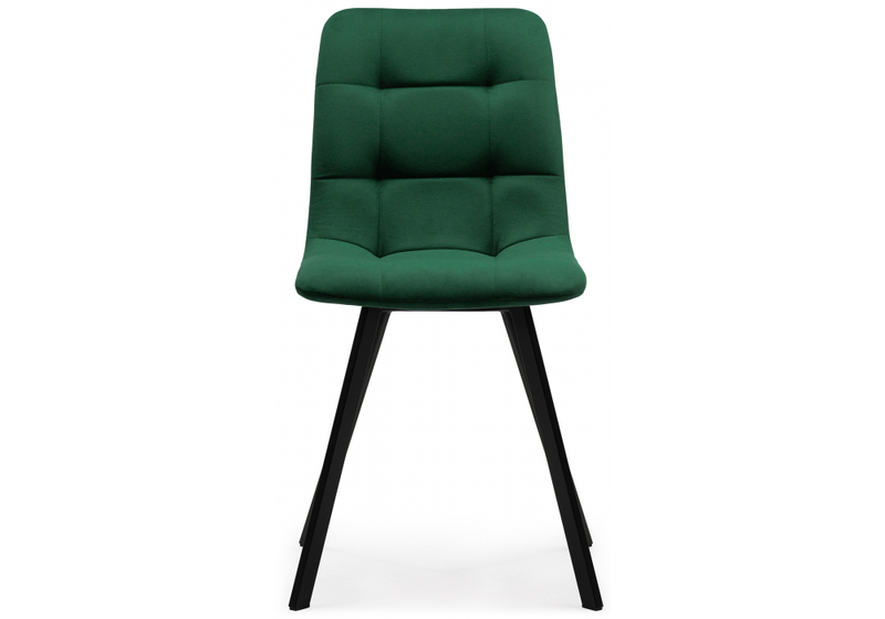 Стул на металлокаркасе, Чилли зеленый  / черный