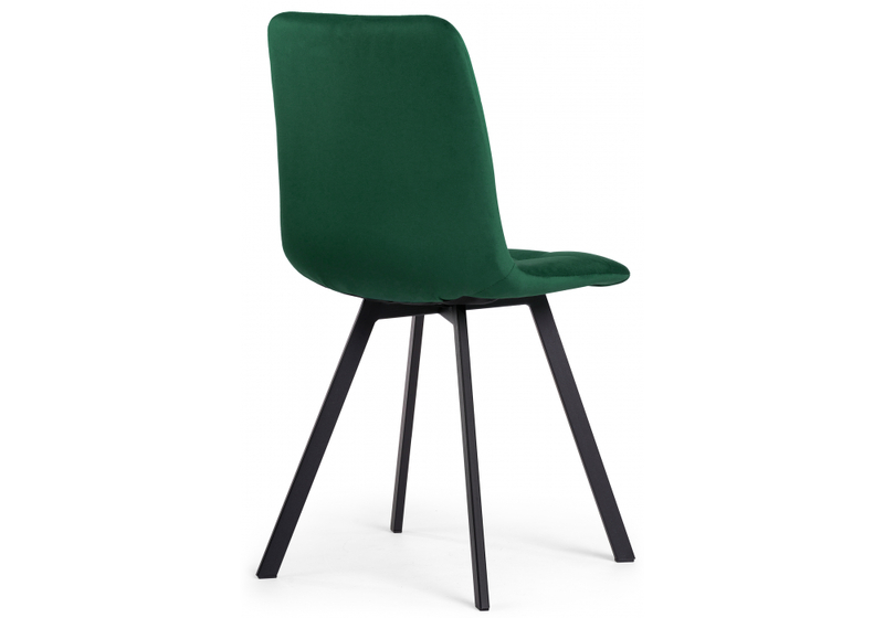 Стул на металлокаркасе, Чилли зеленый  / черный
