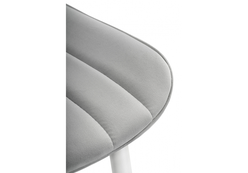 Стул на металлокаркасе, Бриджеш velutto 52 / белый