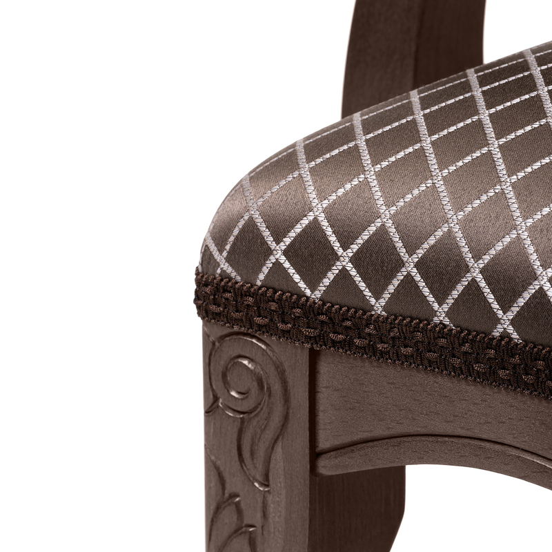 Стул деревянный, Лауро орех / коричневый