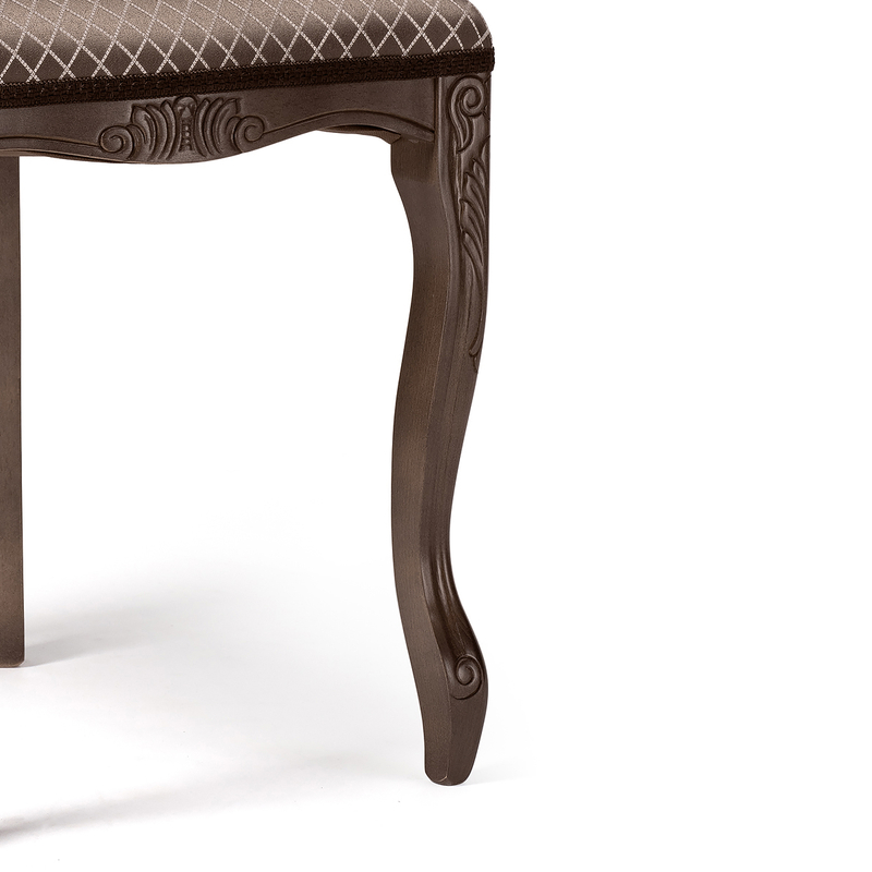 Стул деревянный, Лауро орех / коричневый