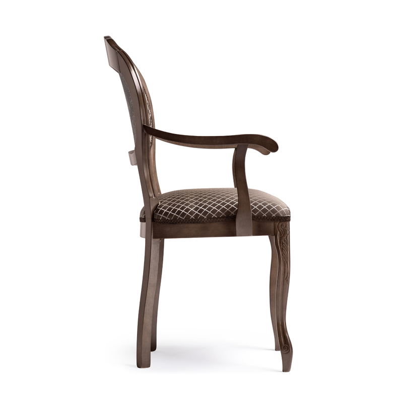 Стул деревянный, Лауро орех / коричневый