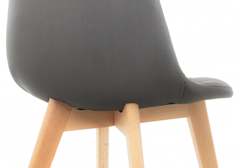 Стул деревянный, Filip dark gray / wood