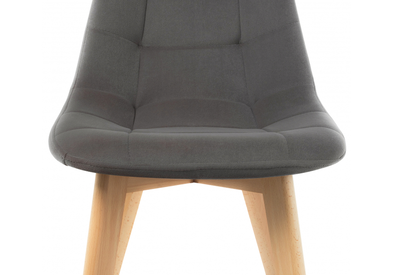 Стул деревянный, Filip dark gray / wood