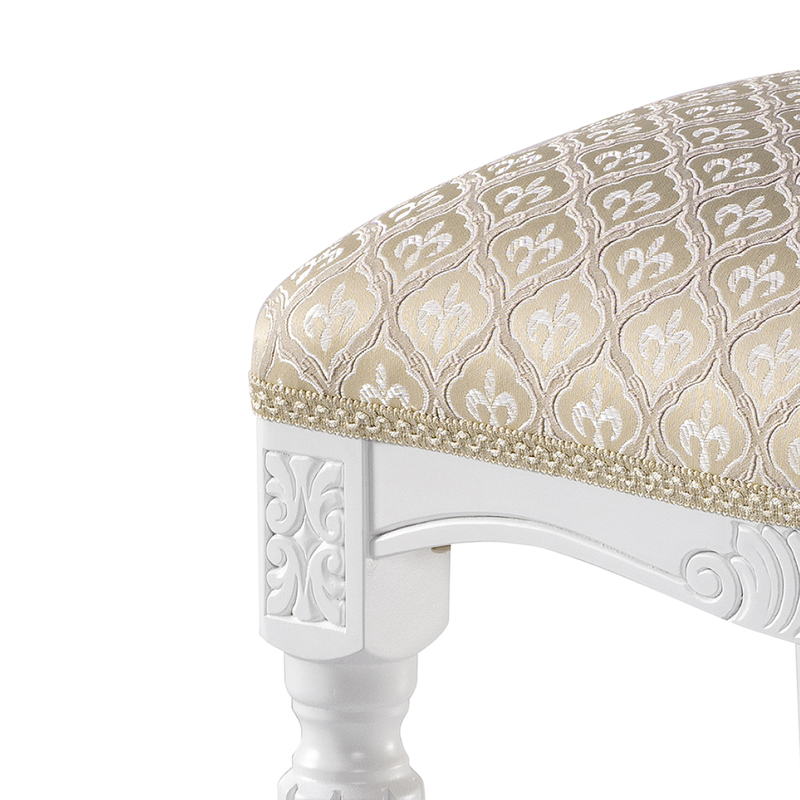 Банкетка, Беттино белый / бежевый