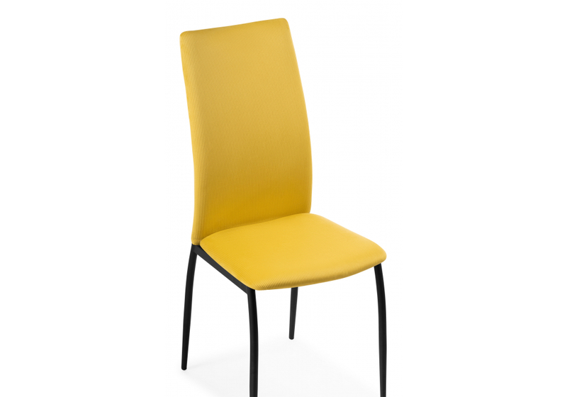 Стул на металлокаркасе, Tod yellow / black