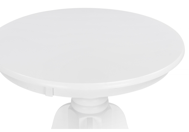 Журнальный стол, Round white