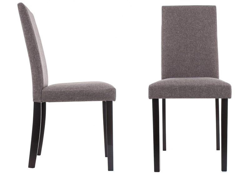 Стул деревянный, Gross cappucino / dark grey