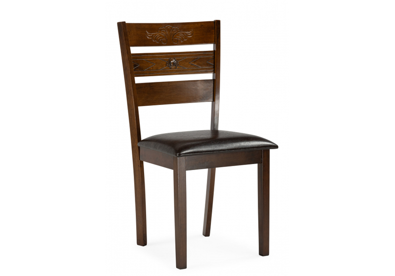 Стул деревянный, Simol темно-коричневый / коричневый