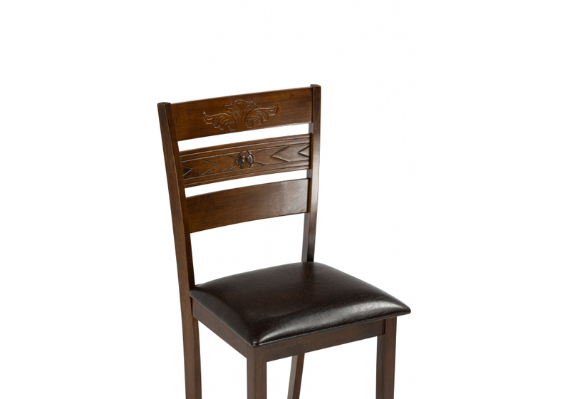 Стул деревянный, Simol темно-коричневый / коричневый