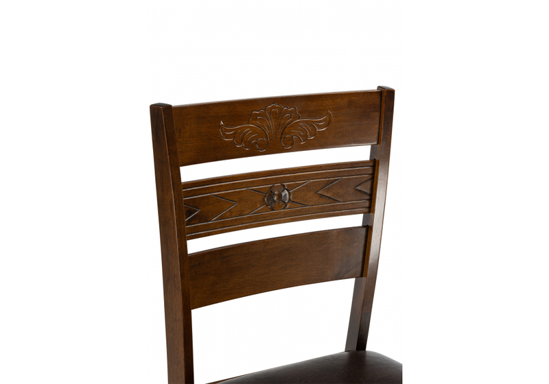 Стул деревянный, Simol темно-коричневый / коричневый