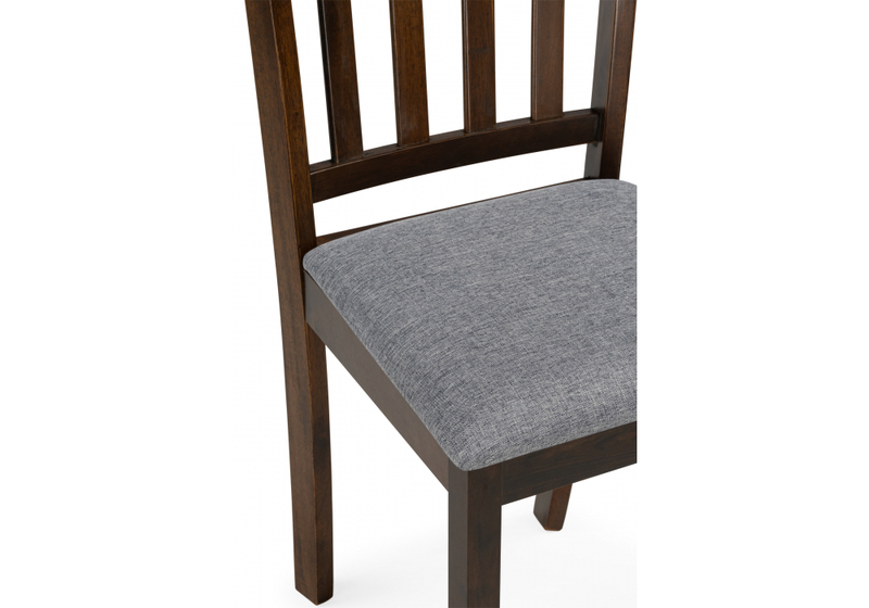 Стул деревянный, Midea серый