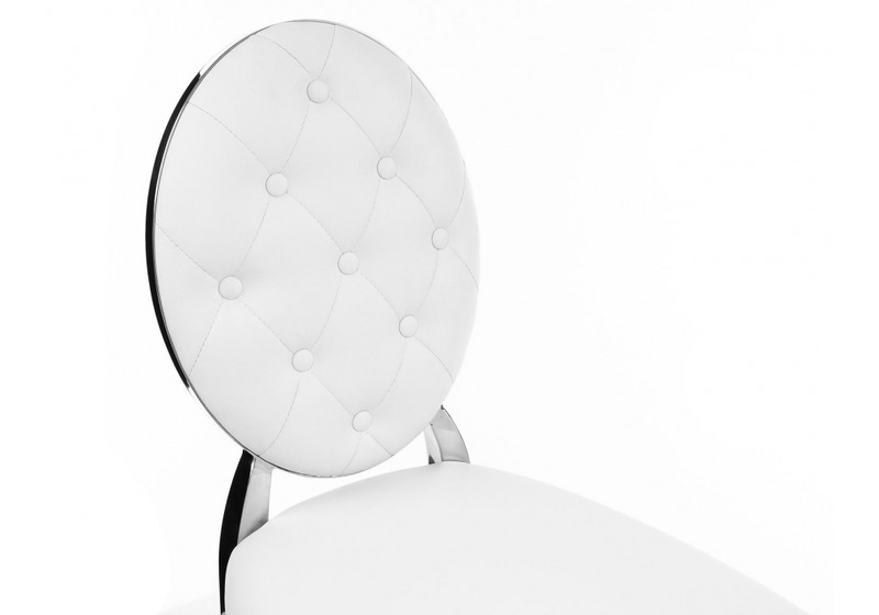 Стул на металлокаркасе, Odda белый