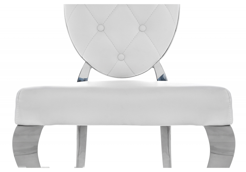 Стул на металлокаркасе, Odda белый