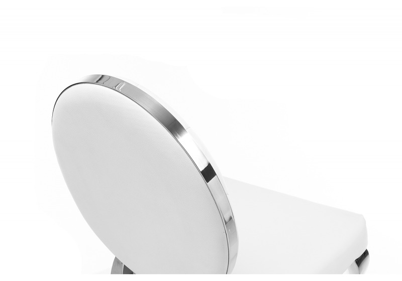 Стул на металлокаркасе, Odda белый