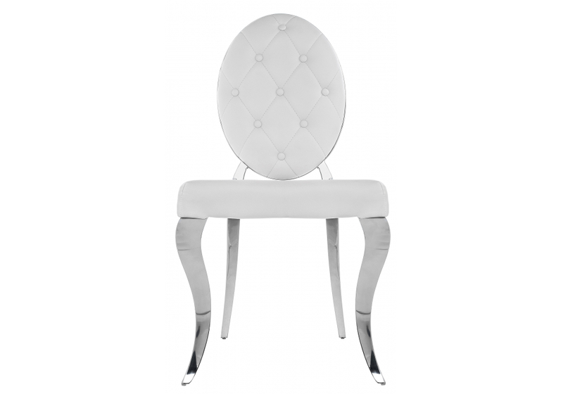 Стул на металлокаркасе, Odda белый