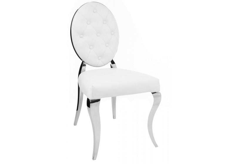 Стул на металлокаркасе, Odda белый