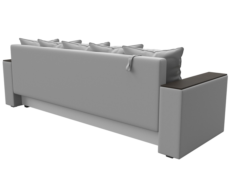 Диван прямой Дубай Лайт, Экокожа, Белый