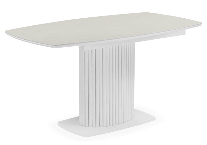 Керамический стол, Фестер 140(180)х80 carmen light grey / белый