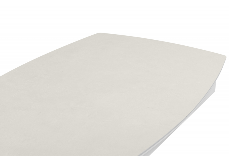 Керамический стол, Фестер 140(180)х80 carmen light grey / белый