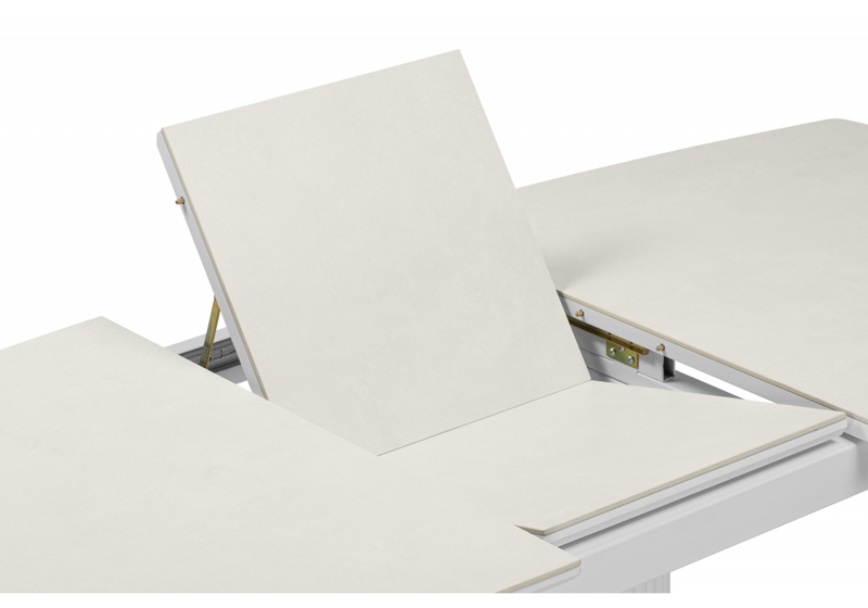 Керамический стол, Фестер 140(180)х80 carmen light grey / белый