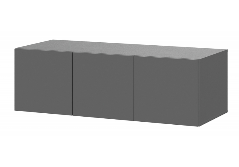 Шкаф, Даиго с антресолью графит серый текстурный комплектация 2