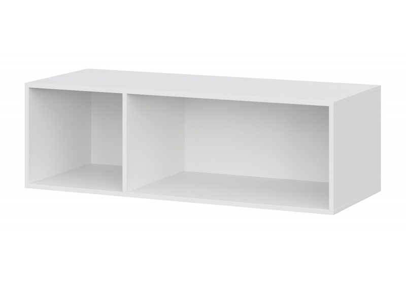 Шкаф, Даиго с антресолью белый текстурный комплектация 2