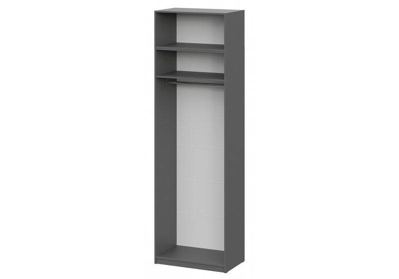 Шкаф, Даиго с антресолью графит серый комплектация 1