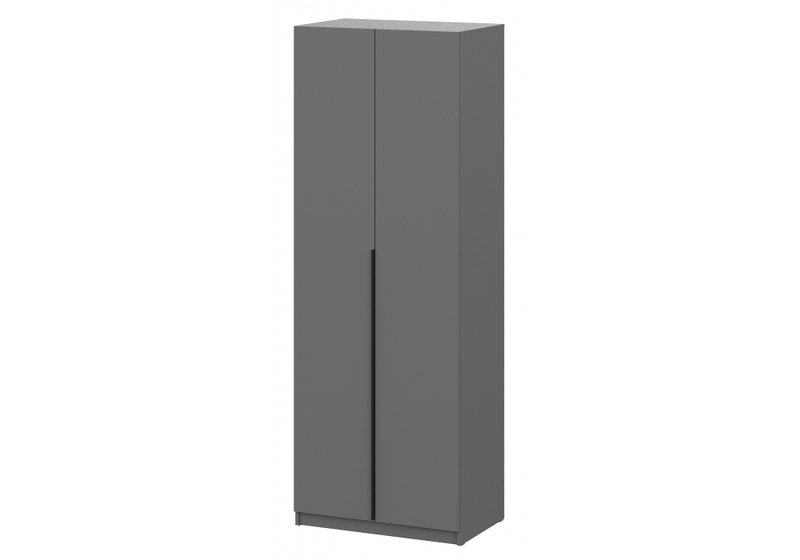 Шкаф, Даиго с антресолью графит серый комплектация 1
