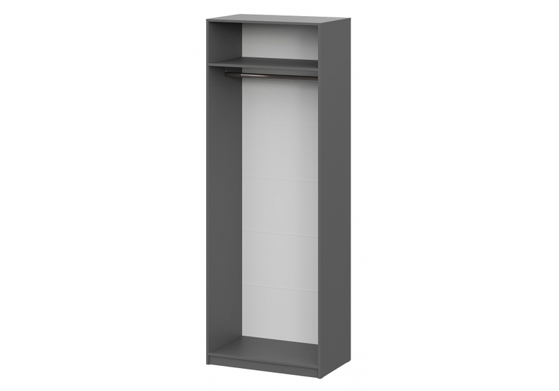 Шкаф, Даиго с антресолью графит серый комплектация 1