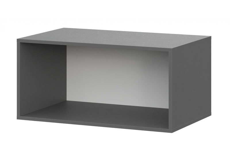 Шкаф, Даиго с антресолью графит серый комплектация 1