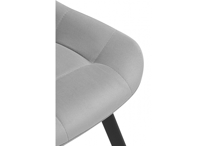 Стул на металлокаркасе, Челси П светло-серый (zd 960) / черный np