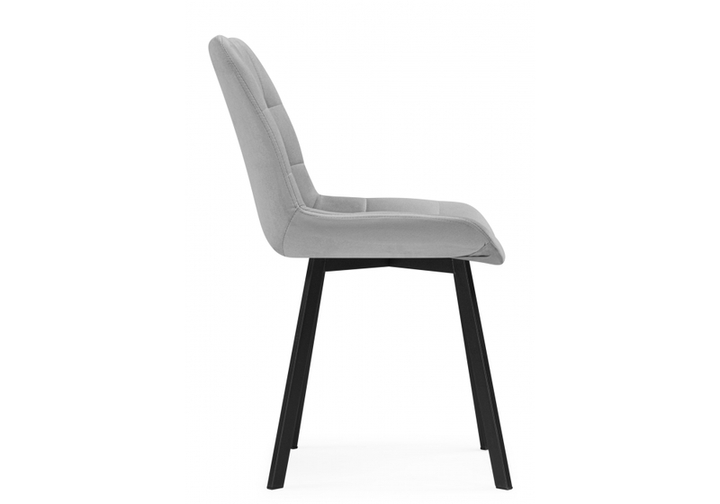 Стул на металлокаркасе, Челси П светло-серый (zd 960) / черный np