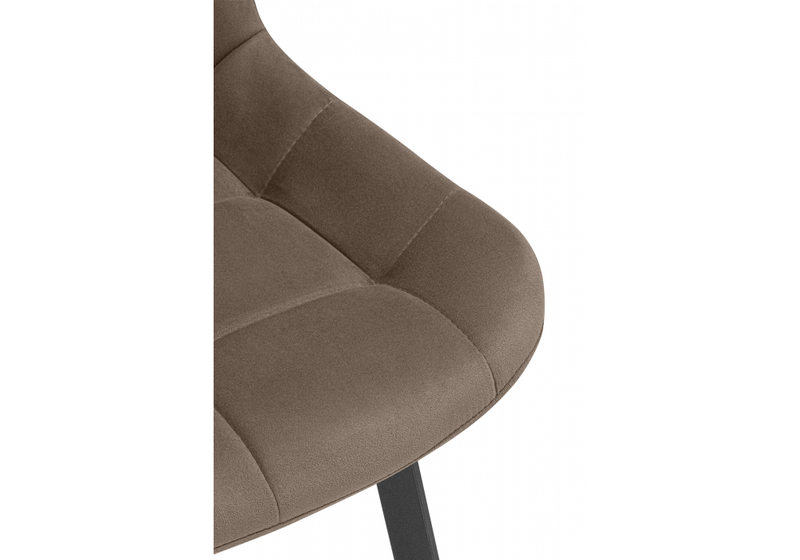 Стул на металлокаркасе, Челси П коричневый (zd 233) / черный np