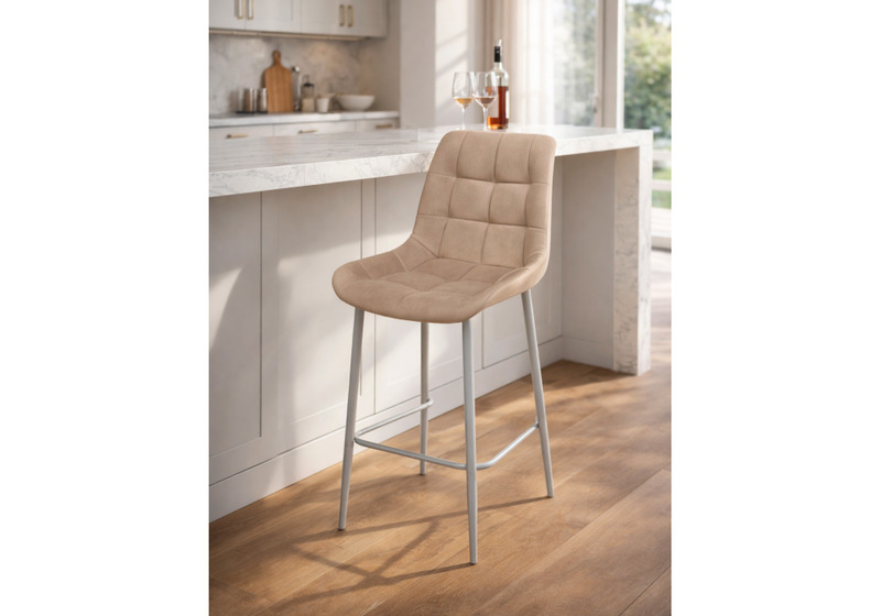 Барный стул, Челси латте (zd 290) / серый np