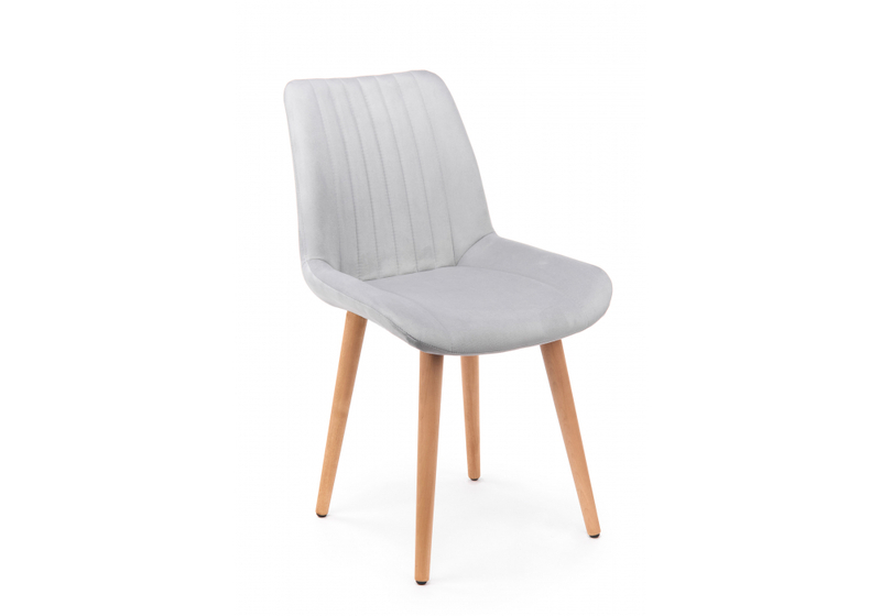 Стул деревянный, Седа 360 светло-серый (zd 960) / светлое дерево np