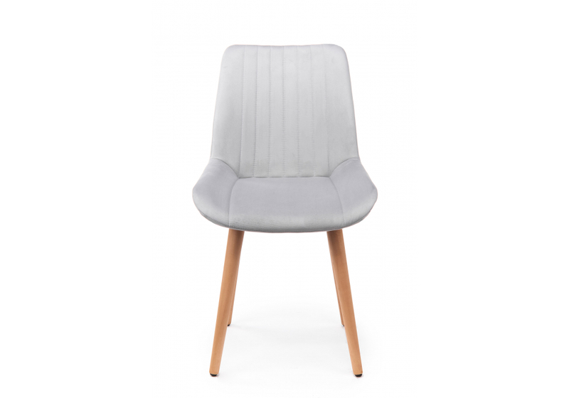 Стул деревянный, Седа 360 светло-серый (zd 960) / светлое дерево np