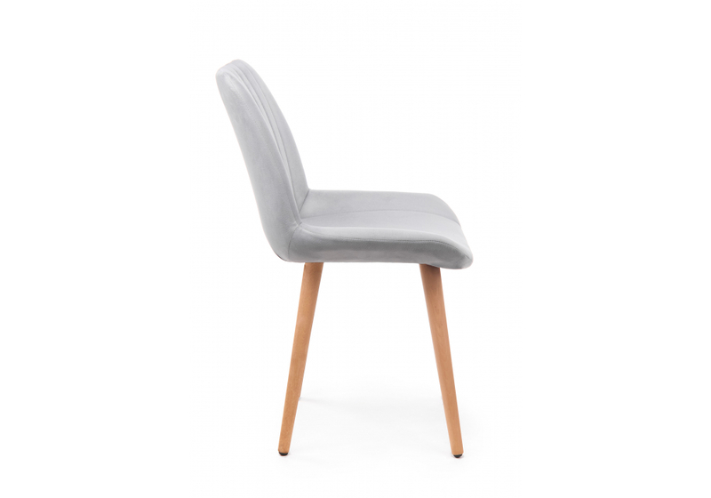 Стул деревянный, Седа 360 светло-серый (zd 960) / светлое дерево np