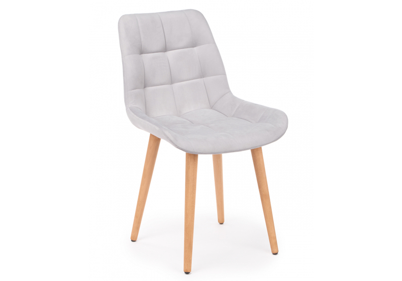 Стул деревянный, Челси 360 светло-серый (zd 960) / светлое дерево np