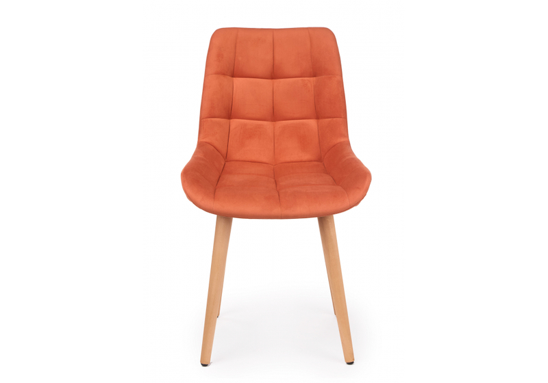 Стул деревянный, Челси 360 терракотовый (zd 432) / светлое дерево np