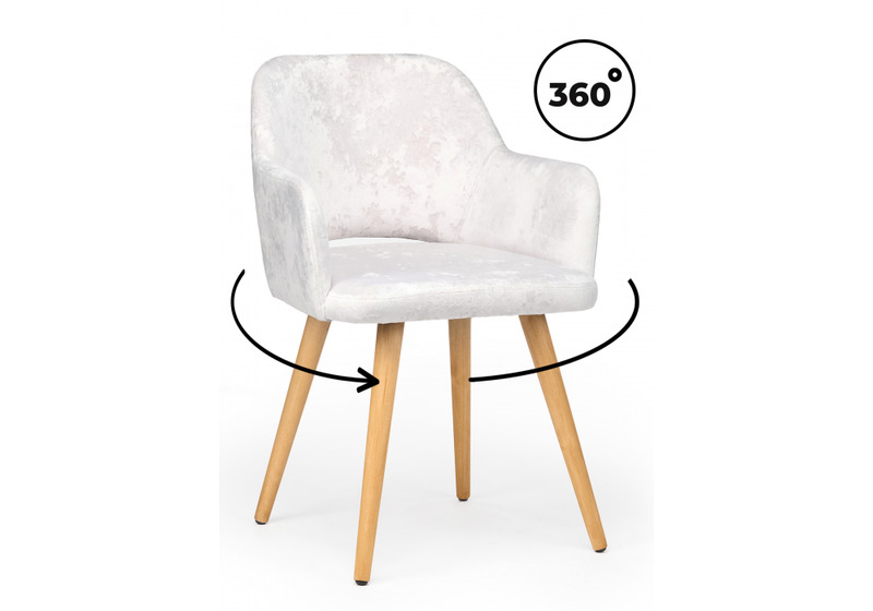 Стул деревянный, Эолин 360 светло-бежевый (simple 011) / светлое дерево