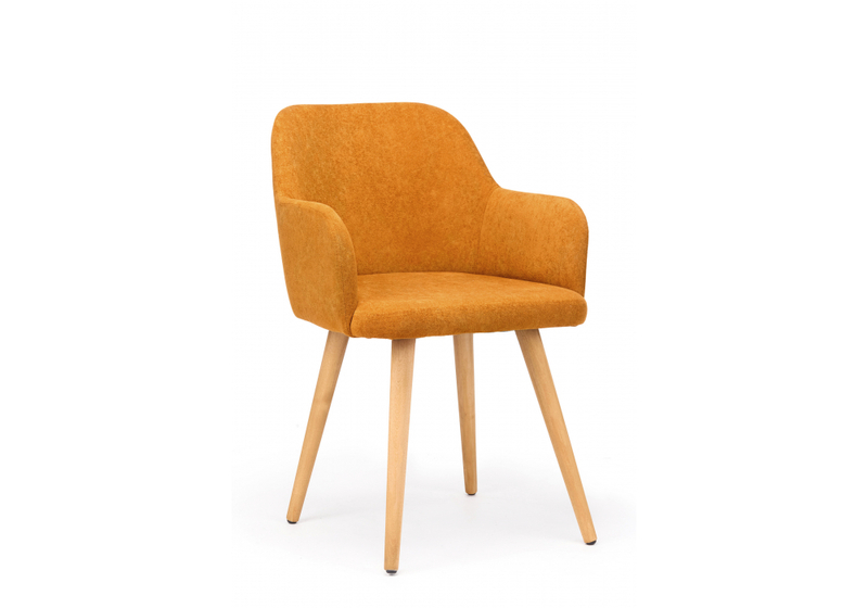 Стул деревянный, Инфини 360 терракота (ocean 015) / светлое дерево